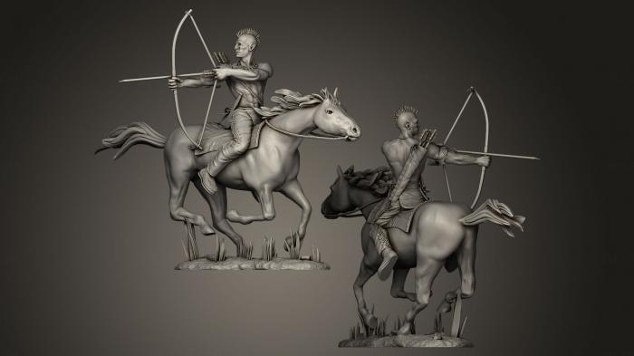 Military figurines (STKW_0003) 3D model for CNC machine